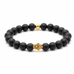 pulsera mano de fatima oro onix500