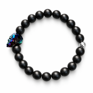 pulseras northstone swarovski skull blue onix mate800