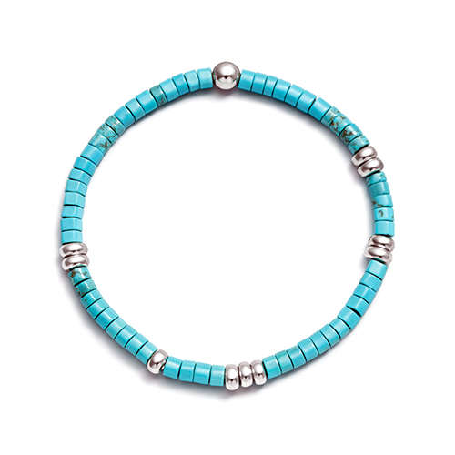PULSERA INDIAN TURQUOISE PLATA PULSERA INDIAN TURQUOISE PLATA