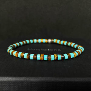 pulsera-northstone-indian-turquoise-brown-new
