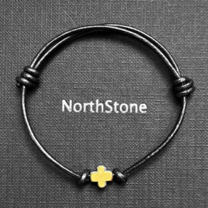 pulseras-northstone-hilo-piel-cruz-oro-negra-new