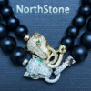 pulseras northstone panther oro y plata