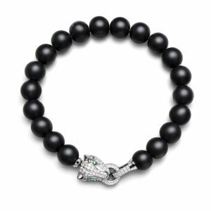 pulseras northstone panther plata onix800