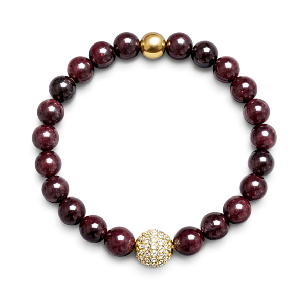 PULSERA CASINO GRANATE