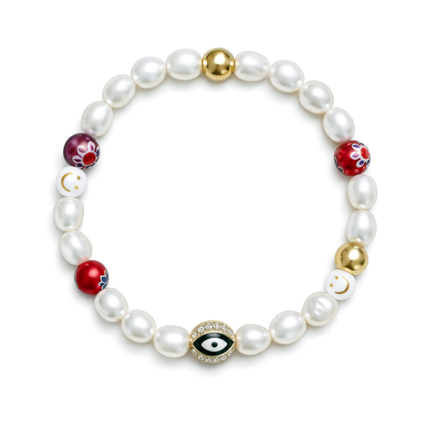 PULSERA UTOPÍA PERLAS ORO PULSERA UTOPÍA PERLAS ORO